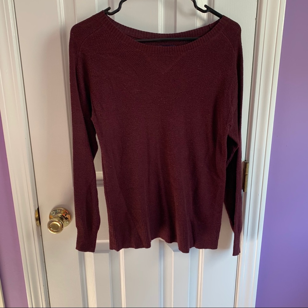 Maroon AE sweater
